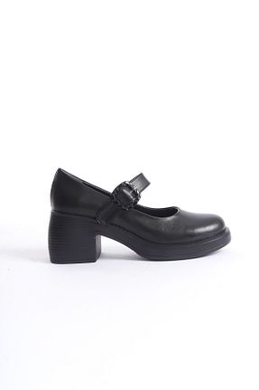 کفش لوفر مشکی زنانه چرم مصنوعی Shoesers - کد 870301823
