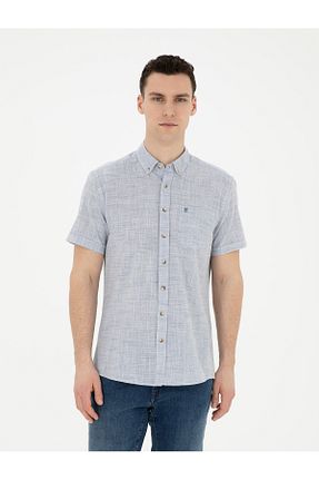 پیراهن طوسی مردانه رگولار Pierre Cardin - کد 827843868