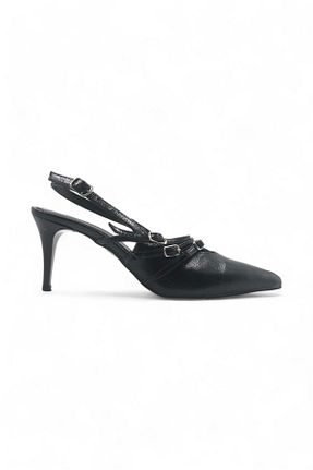 کفش استایلیتو مشکی پاشنه نازک Melen Shoes - کد 826331662