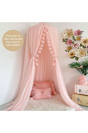 پشه بند صورتی پلی استر PAMUKA - کد 345907839
