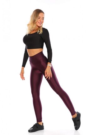 ساق شلواری بنفش زنانه بافتنی Alışveriş Sokağı - کد 31572127