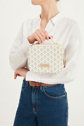 کیف دوشی بژ زنانه Laura Ashley - کد 866661370