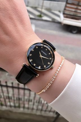 ساعت مچی مشکی زنانه 31-34 میلی متر Homies - کد 869870007