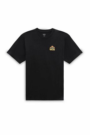 تیشرت مشکی مردانه یقه دوچرخه Vans - کد 815602737