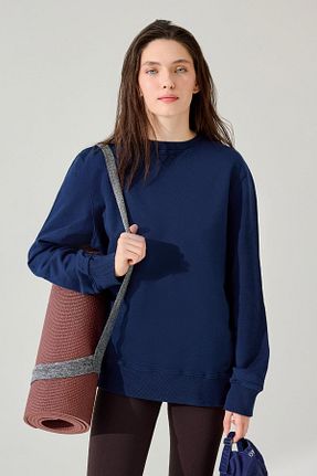 سوئیشرت اسپرت سرمه ای زنانه رگولار Jerf - کد 869873336