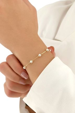 دستبند استیل (فولاد) طلائی زنانه استیل (فولاد) Çlk Accessories - کد 776105437