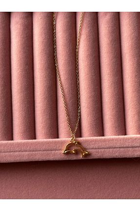 گردنبند استیل ( فولاد ) طلائی زنانه استیل (فولاد) MİOSAPRİVE - کد 869920906