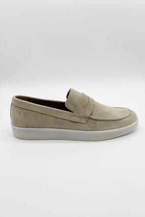 کفش کلاسیک بژ مردانه چرم خالص İmza - کد 816532827