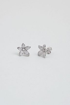 گوشواره نقره سفید زنانه 925 عیار So Chic - کد 870377526