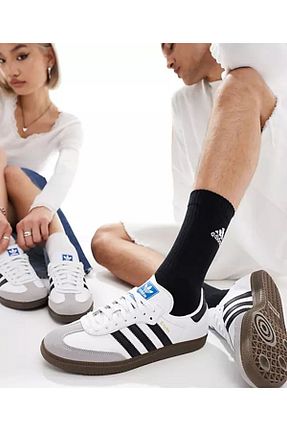 کفش پیاده روی سفید مردانه چرم مصنوعی adidas - کد 832656683