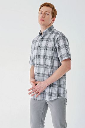 پیراهن مشکی مردانه یقه کلاسیک İmza - کد 816587132