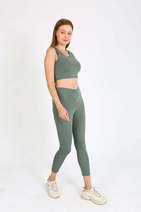 ساق شلواری اسپرت سبز زنانه بافت Cliff - کد 870499769