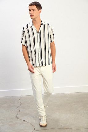 پیراهن سفید مردانه رگولار Knitology - کد 869959169