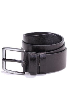 کمربند مشکی مردانه چرم خالص DAGOSTER - کد 869955998