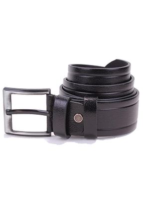 کمربند مشکی مردانه چرم خالص DAGOSTER - کد 869955833
