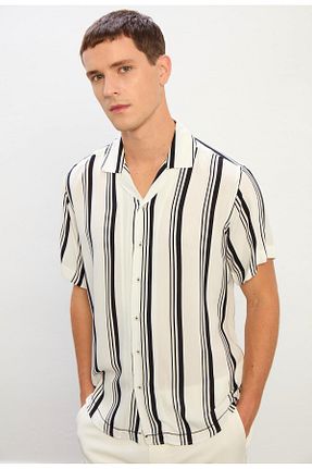 پیراهن سفید مردانه رگولار Knitology - کد 869959169