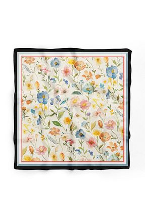 دستمال گردن رنگی زنانه پلی استر D scarf - کد 870500925