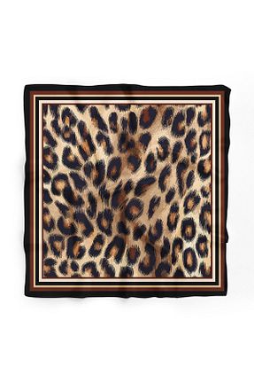 دستمال گردن قهوه ای زنانه پلی استر DSCARF - کد 870501798