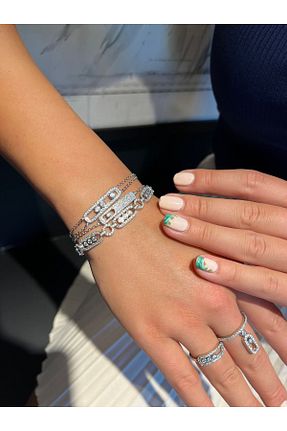 دستبند استیل (فولاد) زنانه استیل (فولاد) Asteria Jewelry - کد 855084134