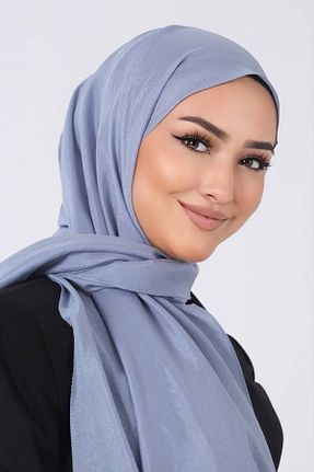 شال آبی زنانه پنبه پلی استر haremscarfs - کد 869977575