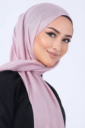 شال صورتی زنانه پنبه پلی استر haremscarfs - کد 870769520