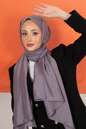 شال طوسی زنانه پنبه پلی استر haremscarfs - کد 869989932