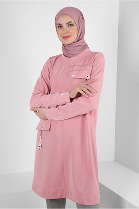 شال صورتی زنانه پلی استر Alvina - کد 870008566