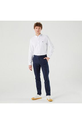شلوار سرمه ای مردانه پنبه ای Lacoste - کد 5887011