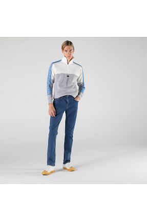 شلوار جین آبی مردانه پاچه لوله تفنگی Lacoste - کد 128397053