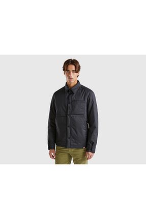 کاپشن مشکی مردانه رگولار United Colors of Benetton - کد 870011662
