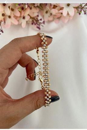 دستبند استیل (فولاد) زرد زنانه استیل (فولاد) DEMOKAN - کد 80215361
