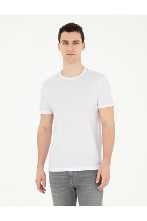 تیشرت سفید مردانه اسلیم فیت Pierre Cardin - کد 829195082