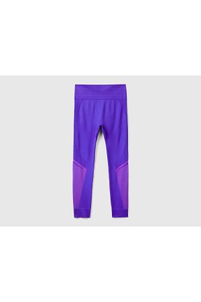 ساق شلواری اسپرت بنفش زنانه بافتنی United Colors of Benetton - کد 870025637