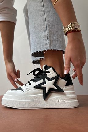 کفش اسنیکر مشکی زنانه بند دار Mupa Shoes - کد 786126397