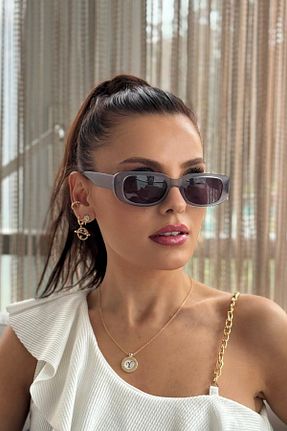 عینک آفتابی طوسی زنانه UV400 By Harmony - کد 870030941