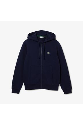 سوئیشرت سرمه ای مردانه ساده Lacoste - کد 367041523