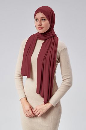 شال زرشکی زنانه ویسکون Sonbaharmoda - کد 870041382