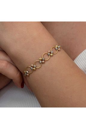 دستبند نقره صورتی زنانه 925 عیار SERRA JEWELS - کد 870038903