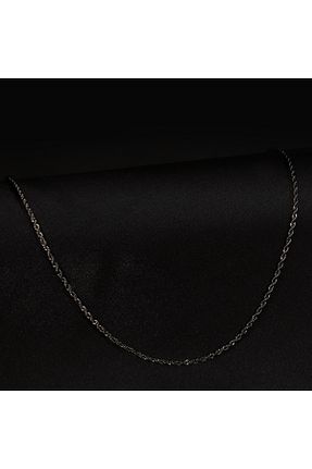 گردنبند استیل ( فولاد ) مشکی مردانه استیل ضد زنگ FOURSOLOS - کد 870039960