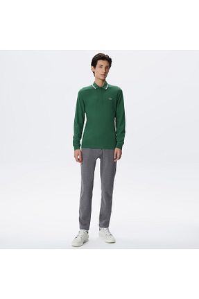 شلوار طوسی مردانه پنبه ای Lacoste - کد 134476635