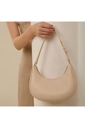 کیف دوشی قهوه ای زنانه چرم مصنوعی İAMBTŞY - کد 870054469