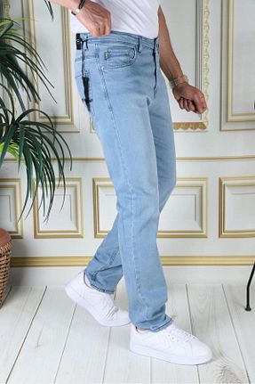 شلوار آبی مردانه پنبه - الاستین PHANTOM JEANS - کد 830818485