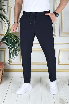 شلوار سرمه ای مردانه پنبه - پلی استر - الاستین PHANTOM JEANS - کد 830492626