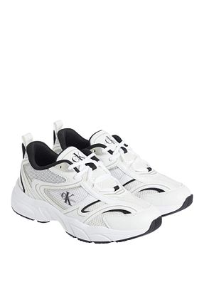 کفش اسنیکر سفید زنانه بند دار Calvin Klein - کد 870073600