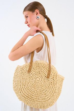 کیف دوشی بژ زنانه حصیر KRISTE BELL - کد 870074792