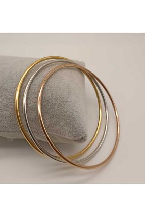 دستبند استیل (فولاد) طلائی زنانه استیل (فولاد) TLSMACCESORIES - کد 870086016