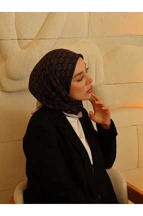 روسری سرمه ای پنبه ای MODA - کد 872590143