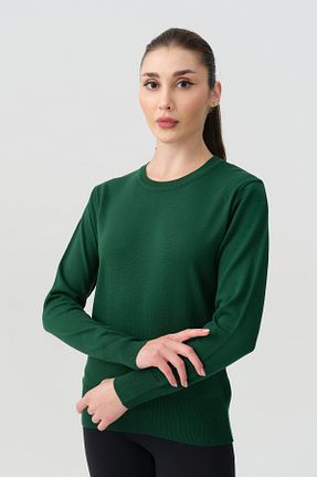 پلیور سبز زنانه ساده Rebellion - کد 870728764