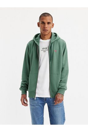 سوئیشرت سبز مردانه ساده Levi