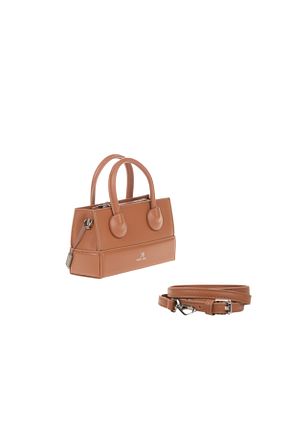 کیف دستی قهوه ای زنانه سایز متوسط KRISTE BELL - کد 870124959